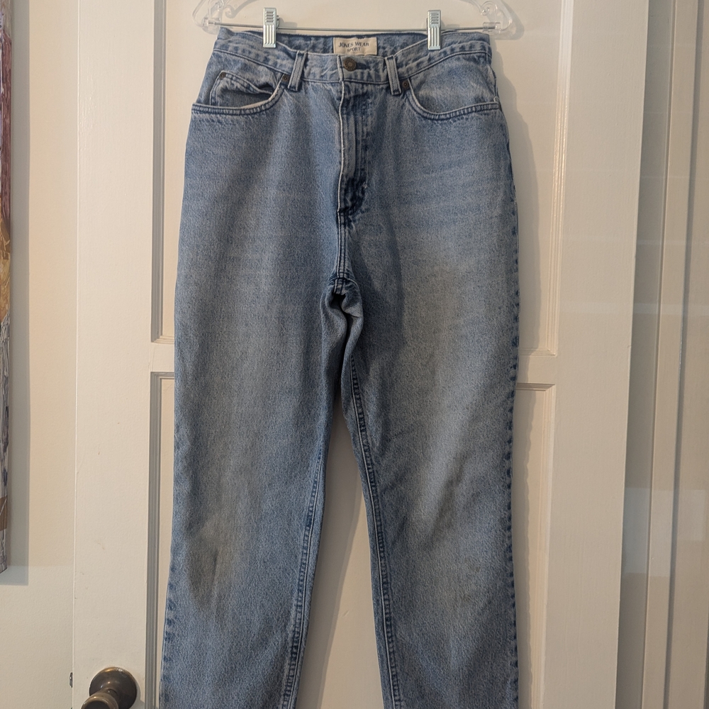 Jones Wear Sports Vintage Look Blue Women's Jeans Size 10